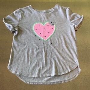 Gap Kids Flip Sequin Heart Tee